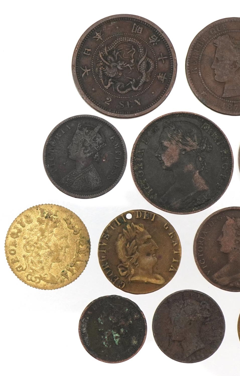 Selection of China and India copper coinage including Victorian examples, - Image 2 of 6