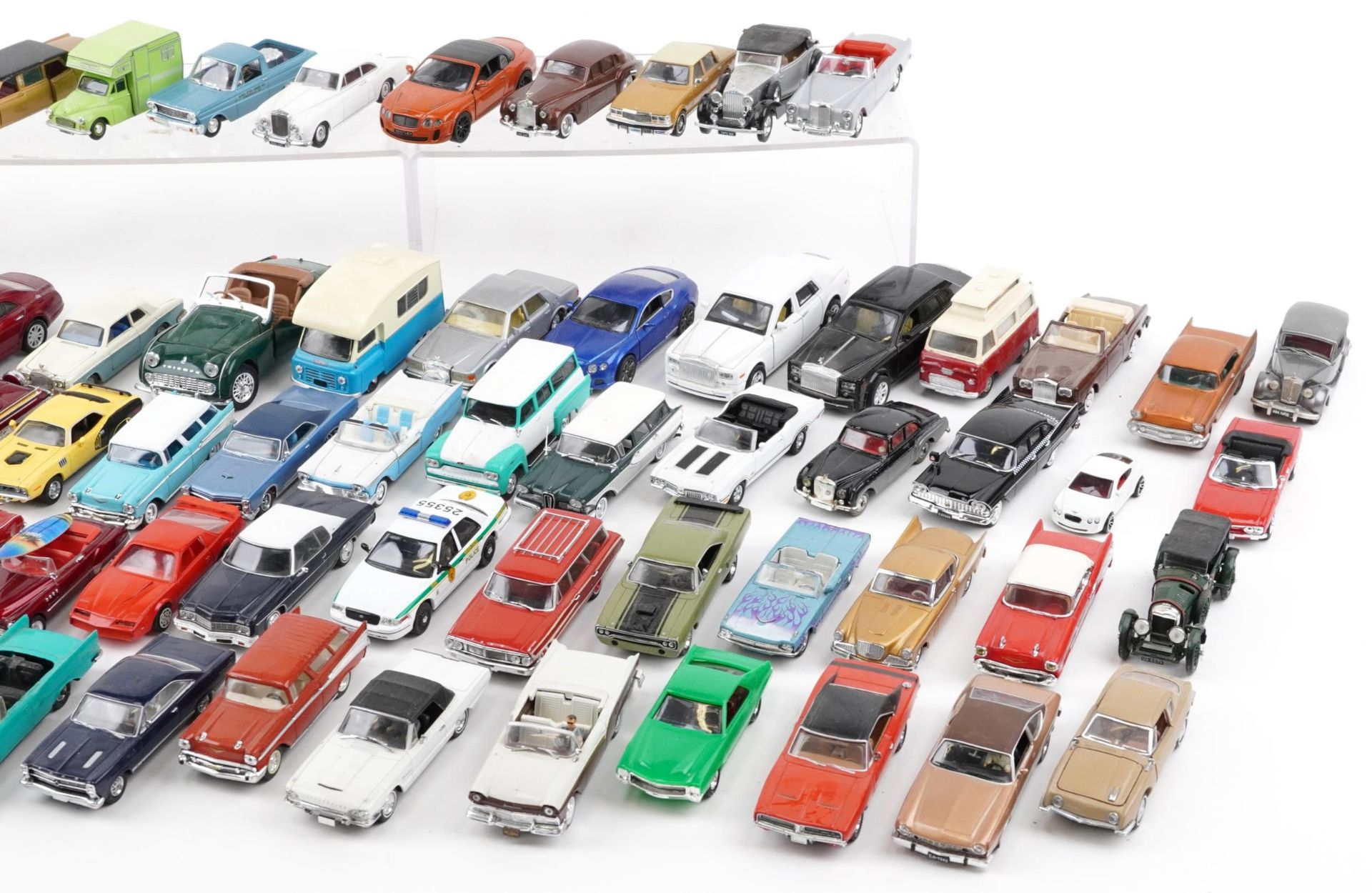 Large collection of vintage and later diecast vehicles including Corgi, Matchbox, Solido and Del - Bild 3 aus 3
