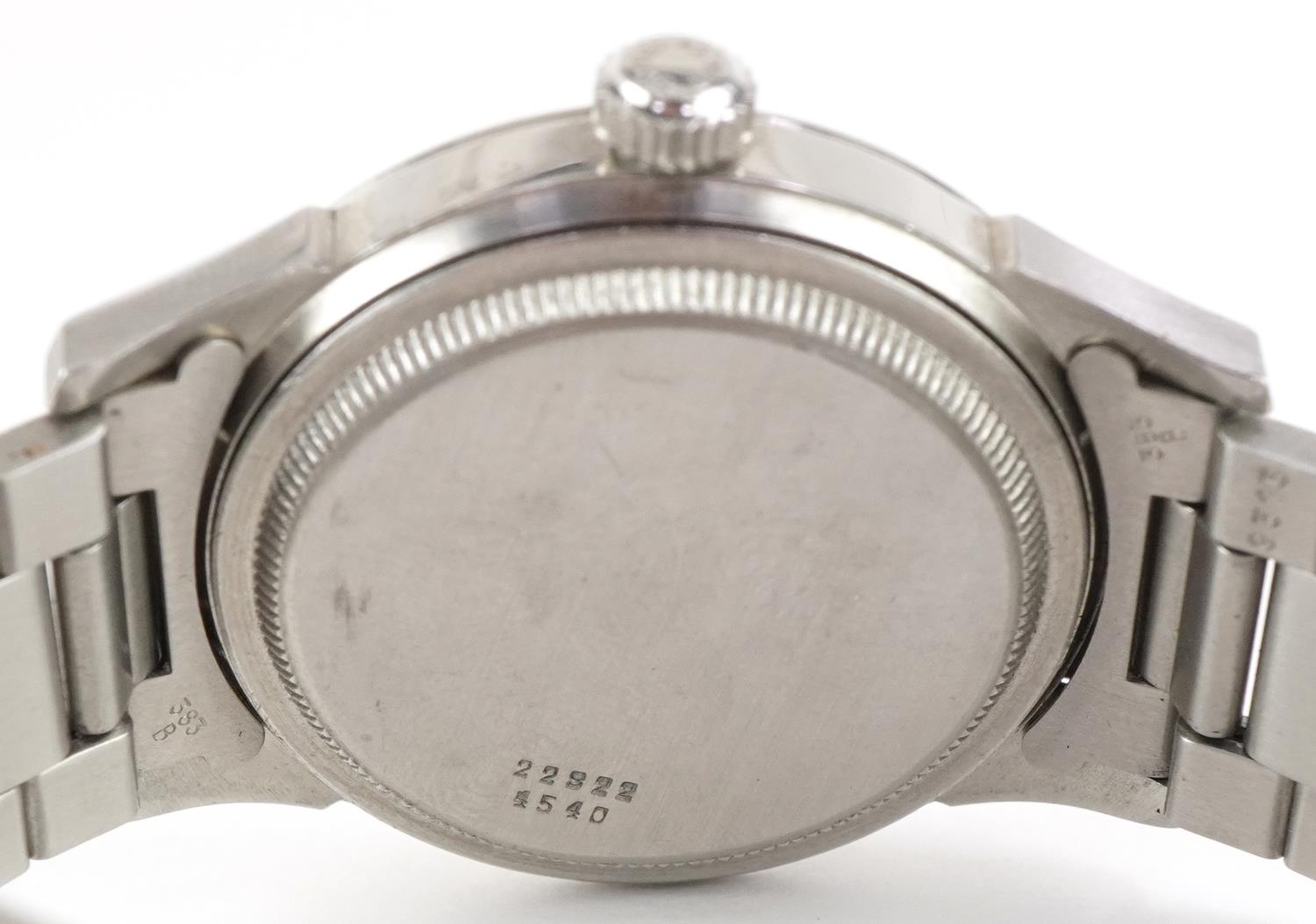 Tudor, gentlemen's stainless steel Tudor Oyster wristwatch having silvered and subsidiary dials with - Image 4 of 6