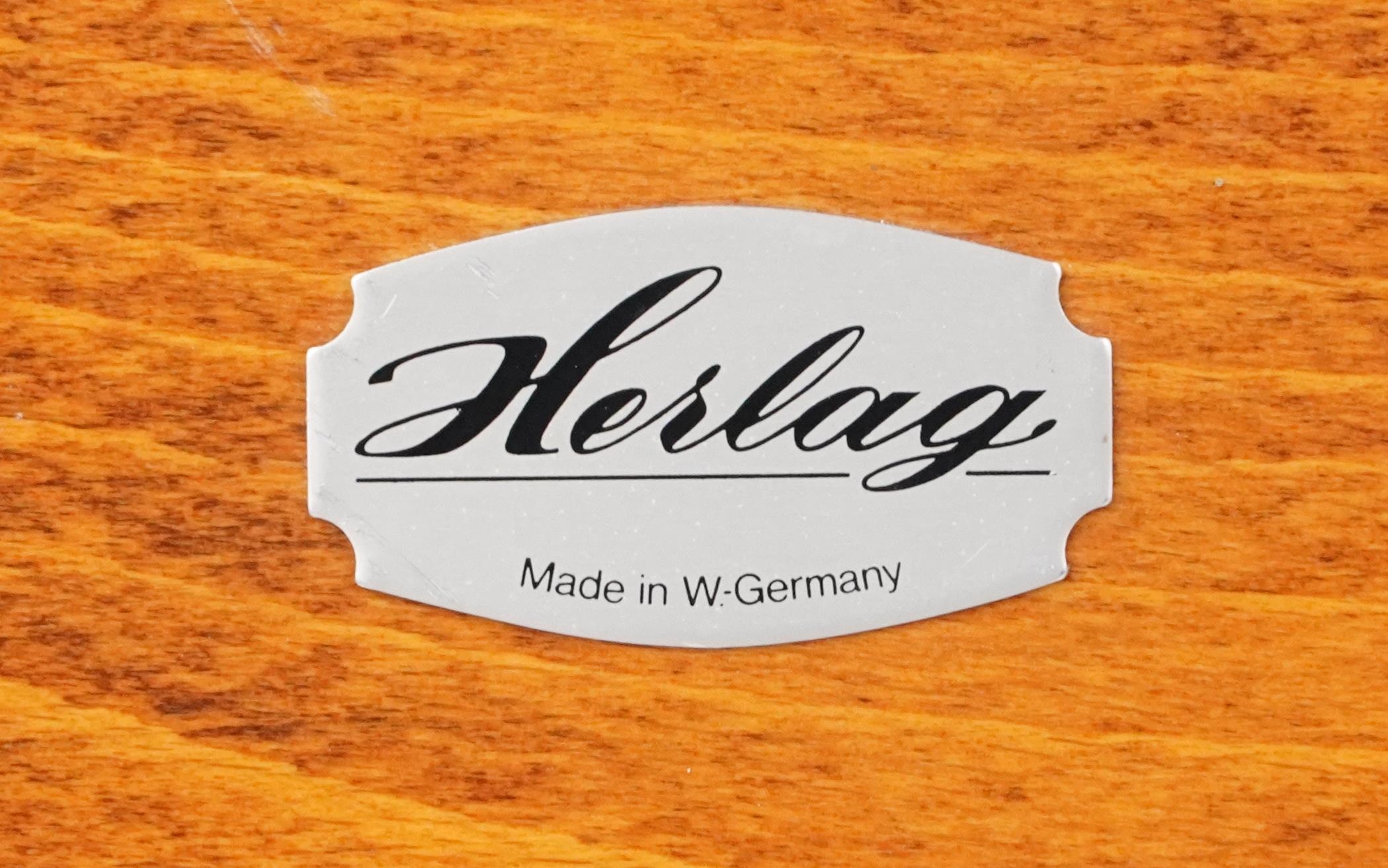 Herlag, pair of West German teak folding chairs, each 102cm high - Image 6 of 6
