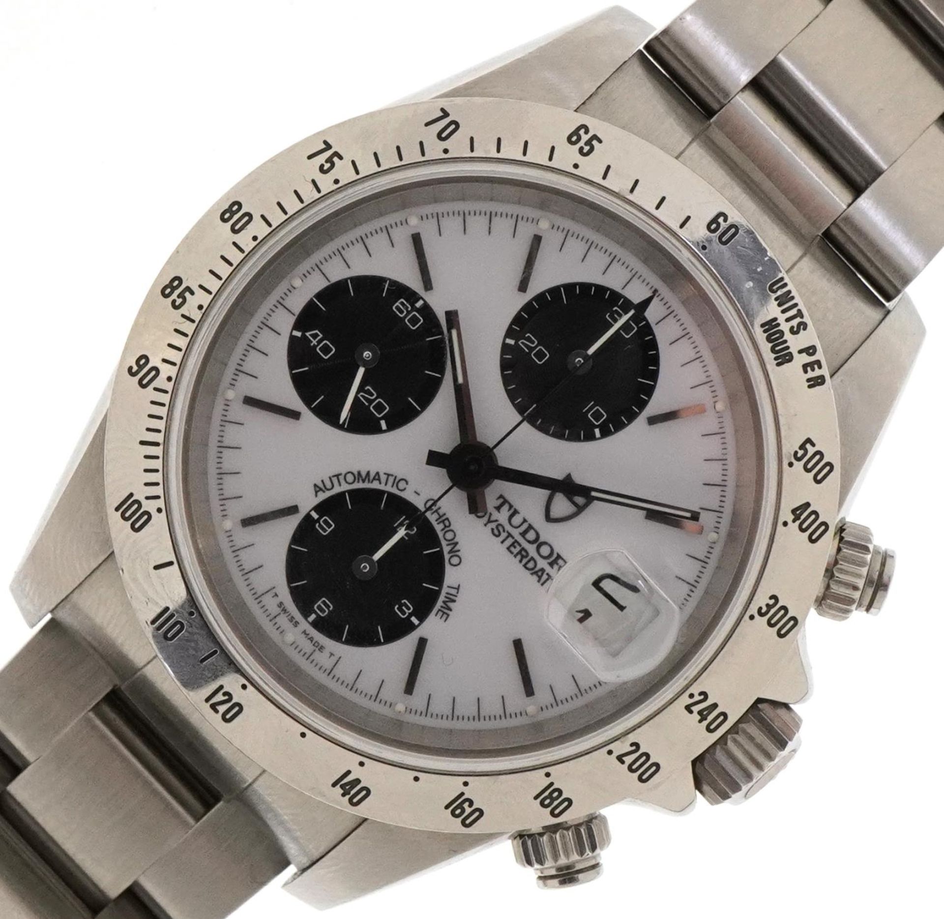 Tudor, gentlemen's 1995 Tudor Oysterdate Small Block Chronotime automatic wristwatch having - Bild 10 aus 13