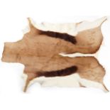 Contemporary animal hide rug, 103cm in length