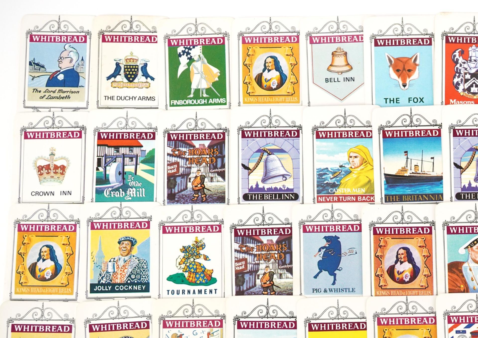 Whitbread Maritime Inn signs trade cards, each 7.5cm x 5cm - Bild 3 aus 6