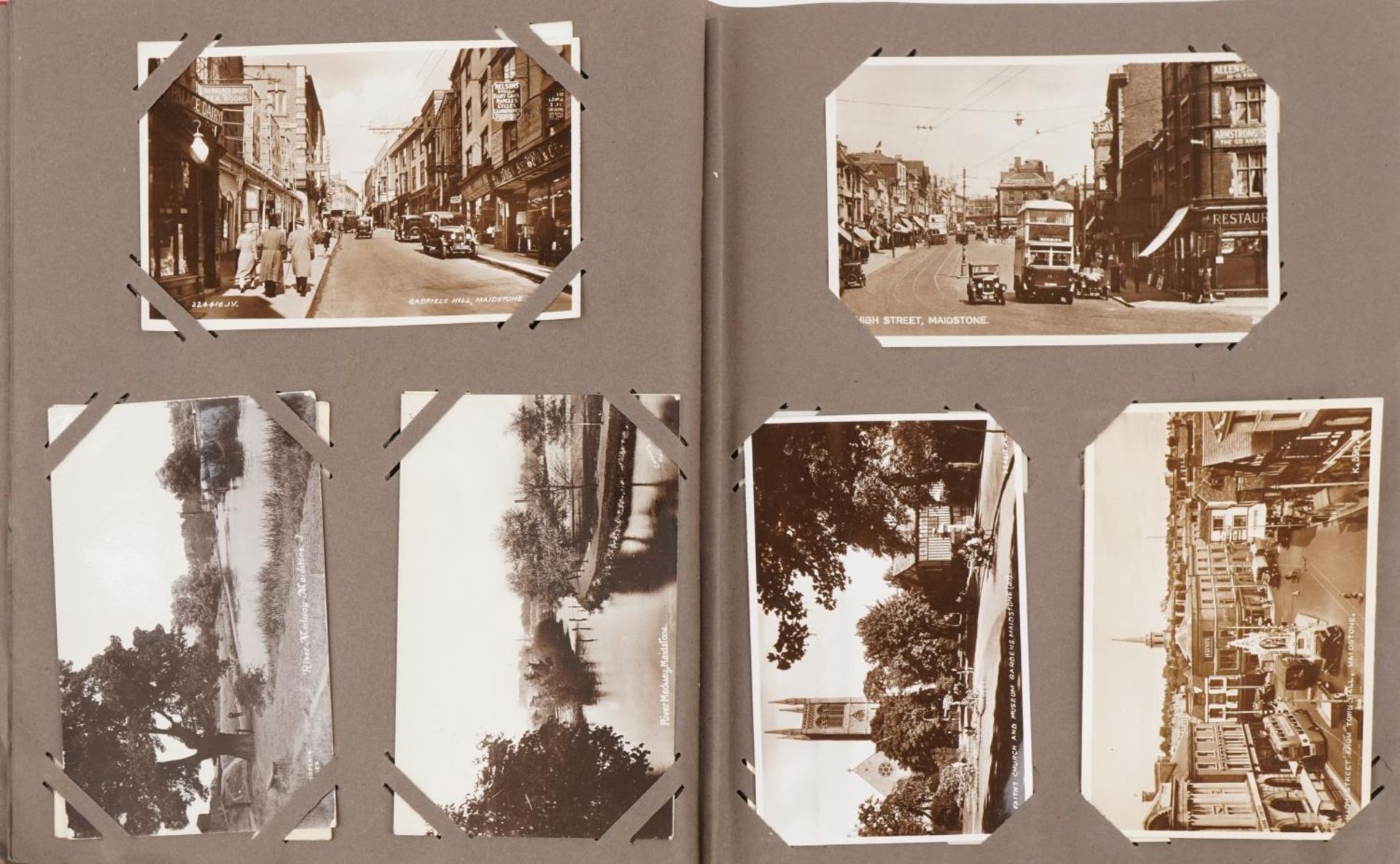 Album of postcards, approximately one hundred and twenty, including street scenes, The Crystal - Bild 6 aus 22