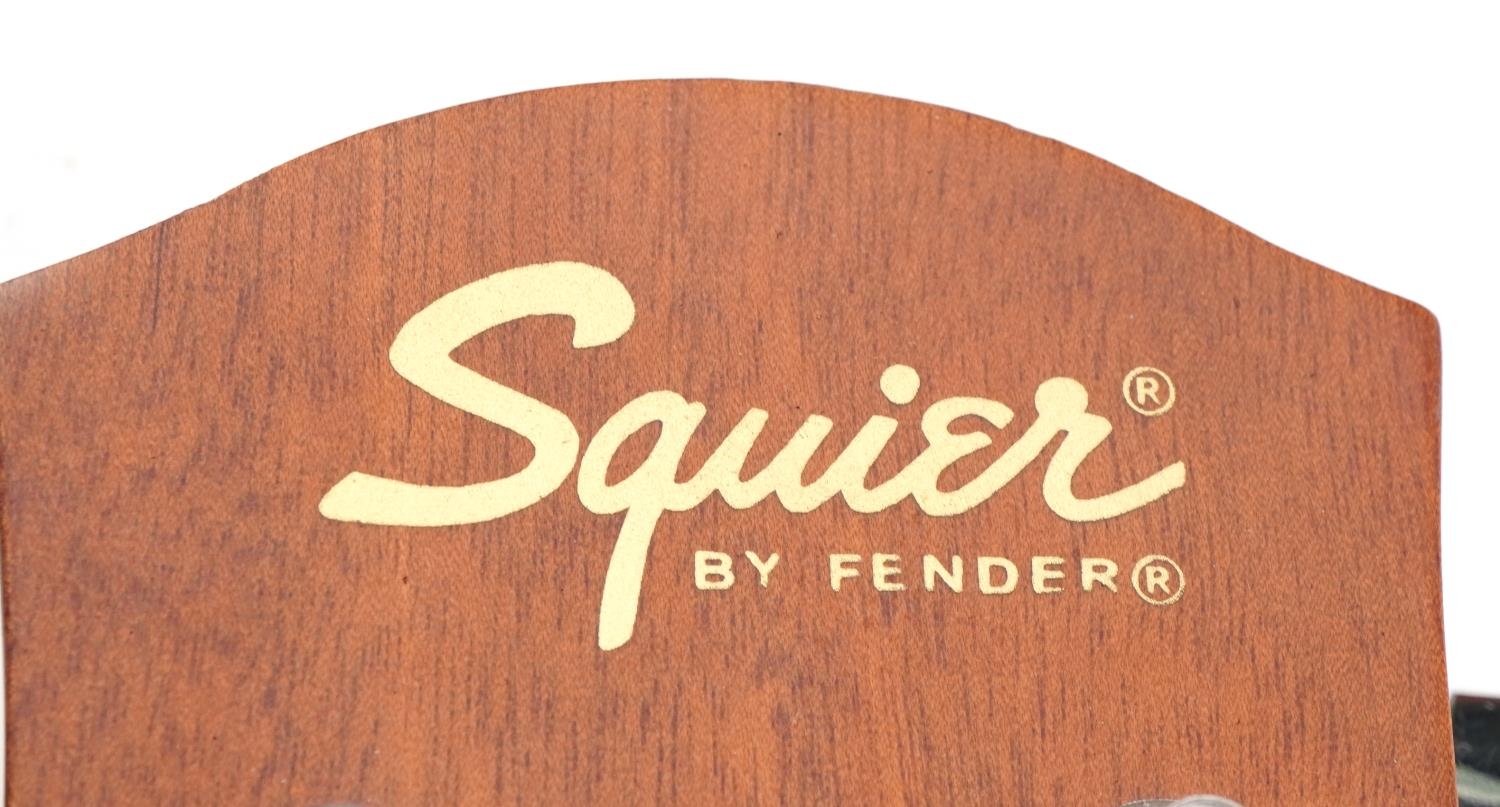 Squier by Fender six string acoustic 20th Anniversary acoustic guitar model MA-1, serial number - Image 4 of 4