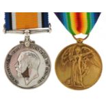 British military World War I medals awarded to PTE J.C.TIPPER K.O.Y.L.D. and SJT A.WILKS ACC