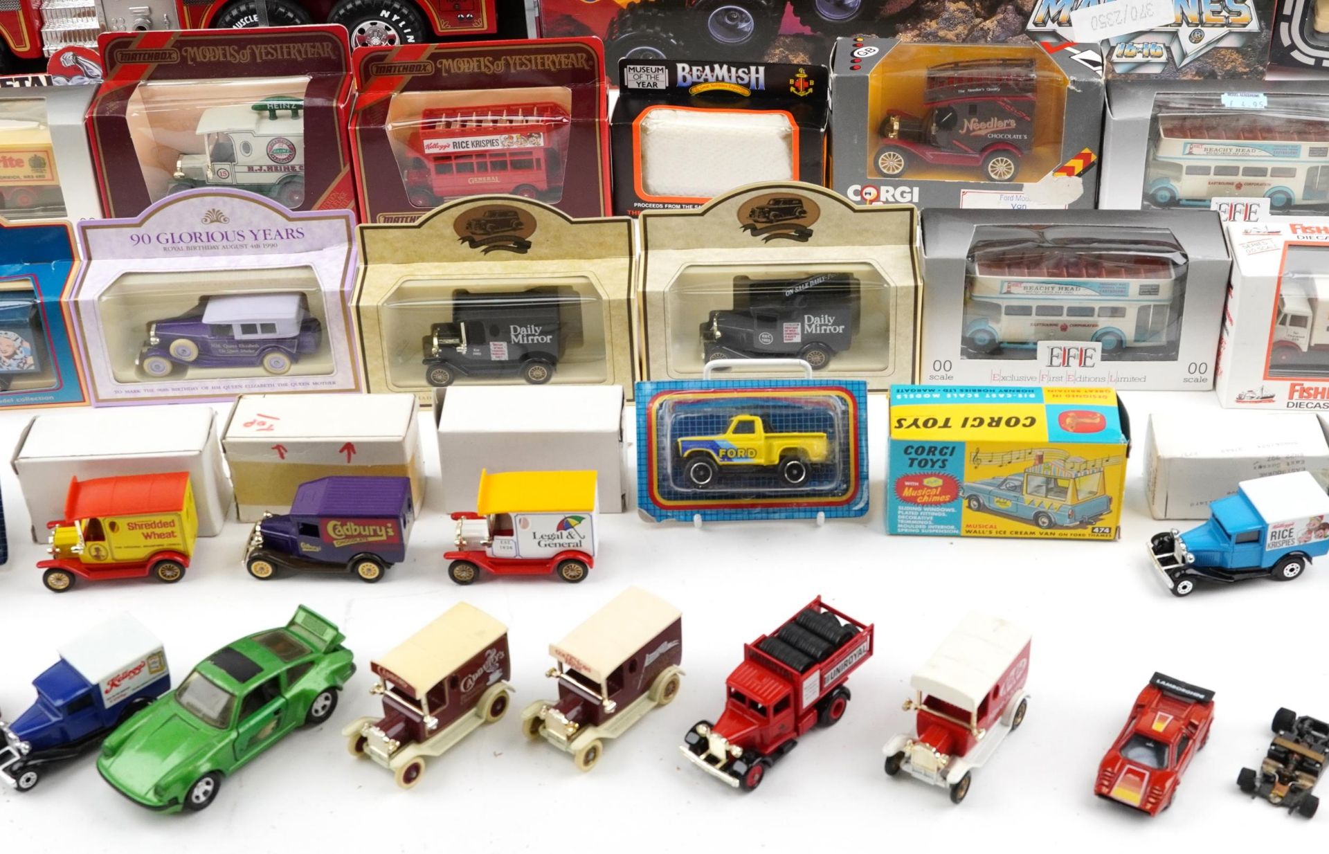 Large collection of diecast vehicles with boxes, including Forces Sweethearts by Lledo and Corgi - Image 6 of 7