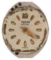 Tudor, ladies Tudor Royale manual wind wristwatch movement, 13mm in diameter