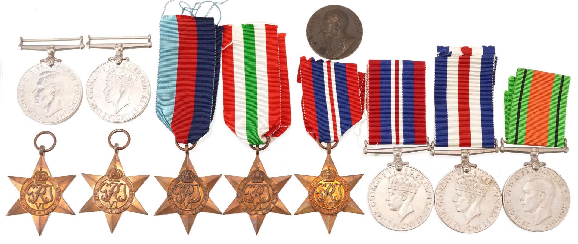 British military interest World War II medals awarded to R C Wrixen including Africa Star, medals - Image 4 of 5