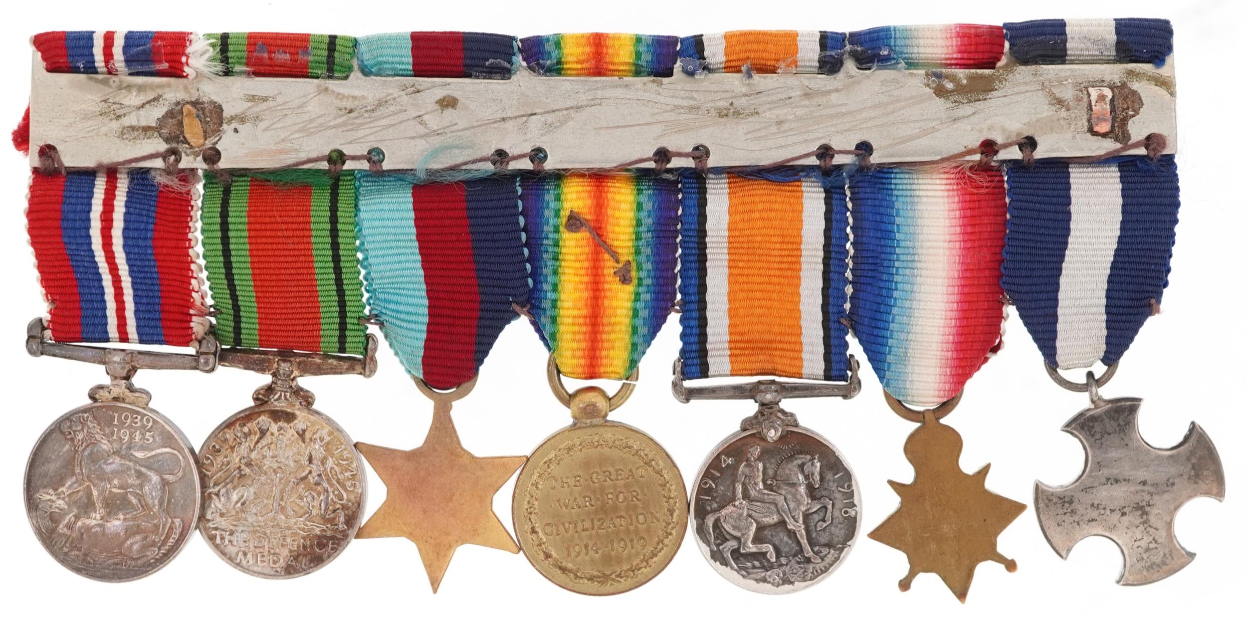 British military World War I dress medals including Distinguished Service Cross - Image 3 of 3