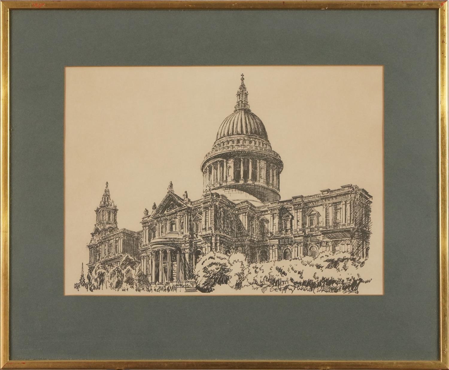 L S Fletcher - Eight prints of London scenes including St Lawrence Jewry, St Ethelburga within - Bild 12 aus 42