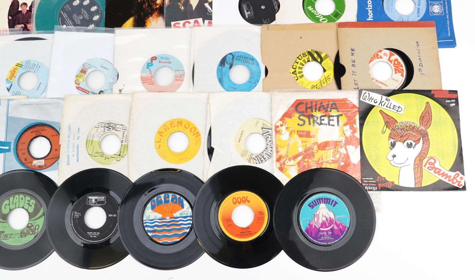 45rpm records including Scandal, The Beatles and David Bowie - Image 5 of 5