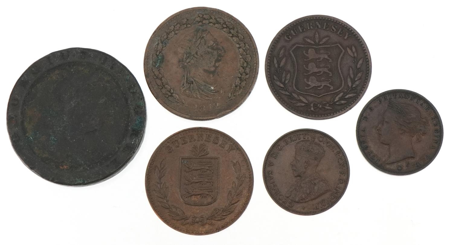 Copper coinage including George III 1797 two pence