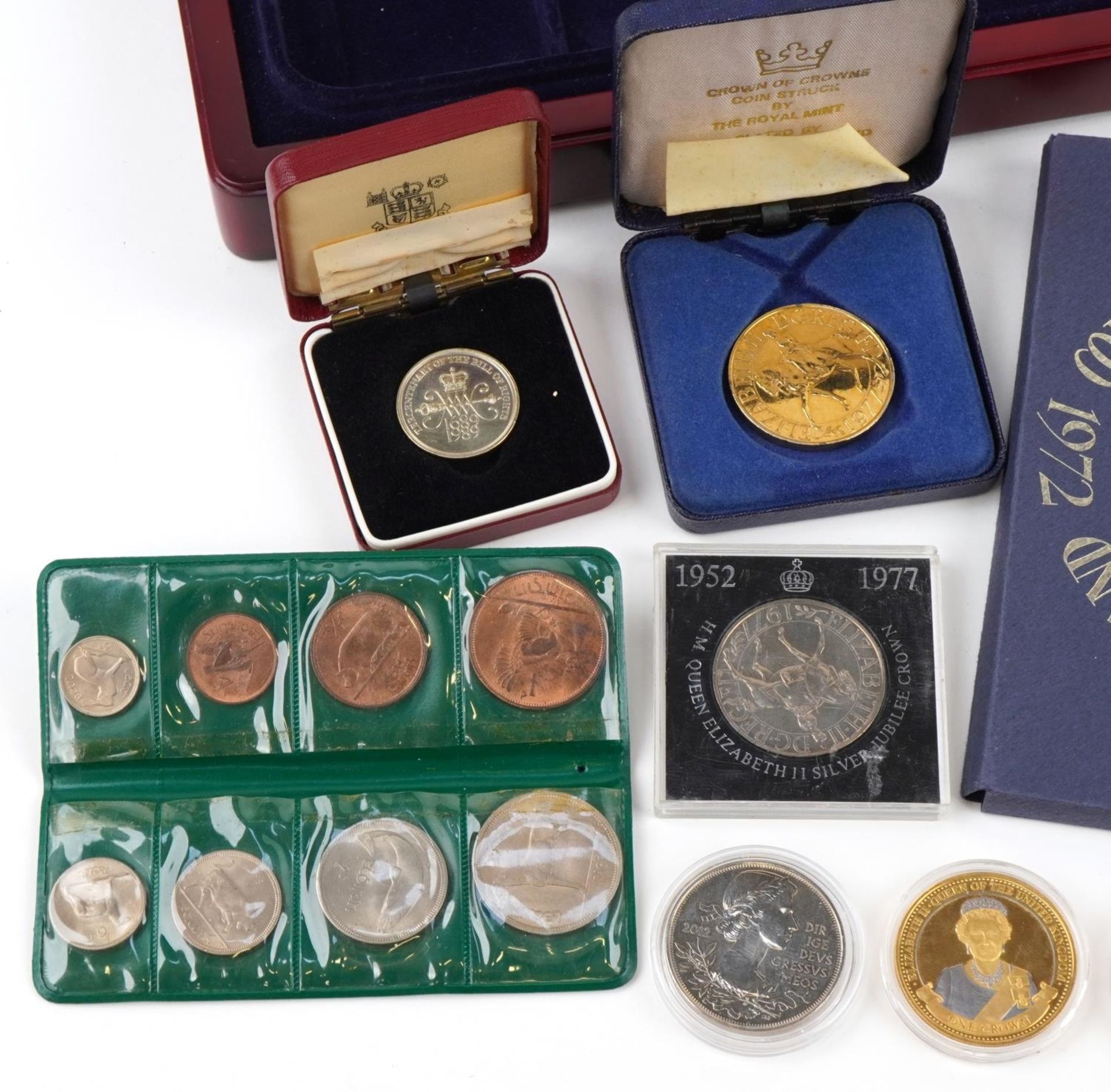 British and Channel Island coinage including Falklands Islands Liberation set, Proof Coinage of - Bild 5 aus 7