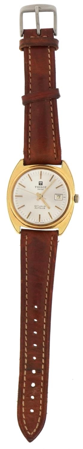 Tissot, gentlemen's Tissot Actalis Autolub automatic wristwatch having silvered dial with date - Image 2 of 4