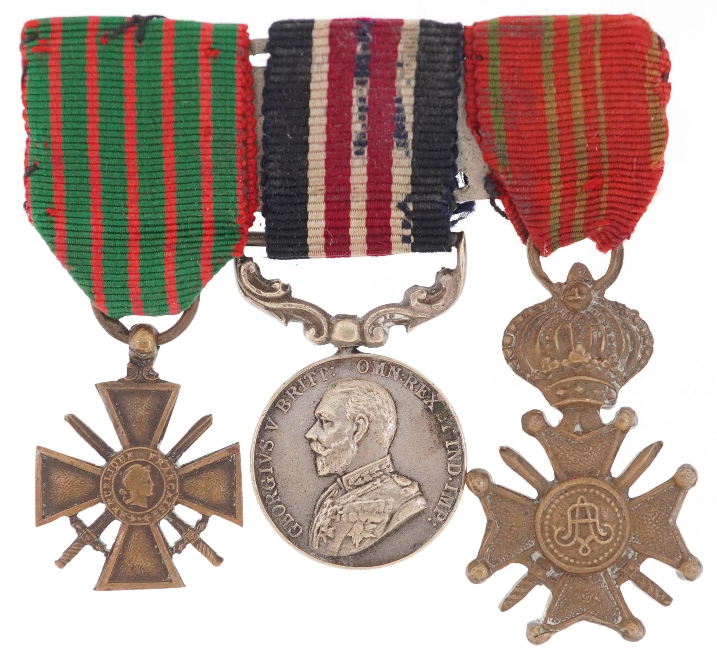 British military World War I dress medals including Bravery in the Field - Image 2 of 3