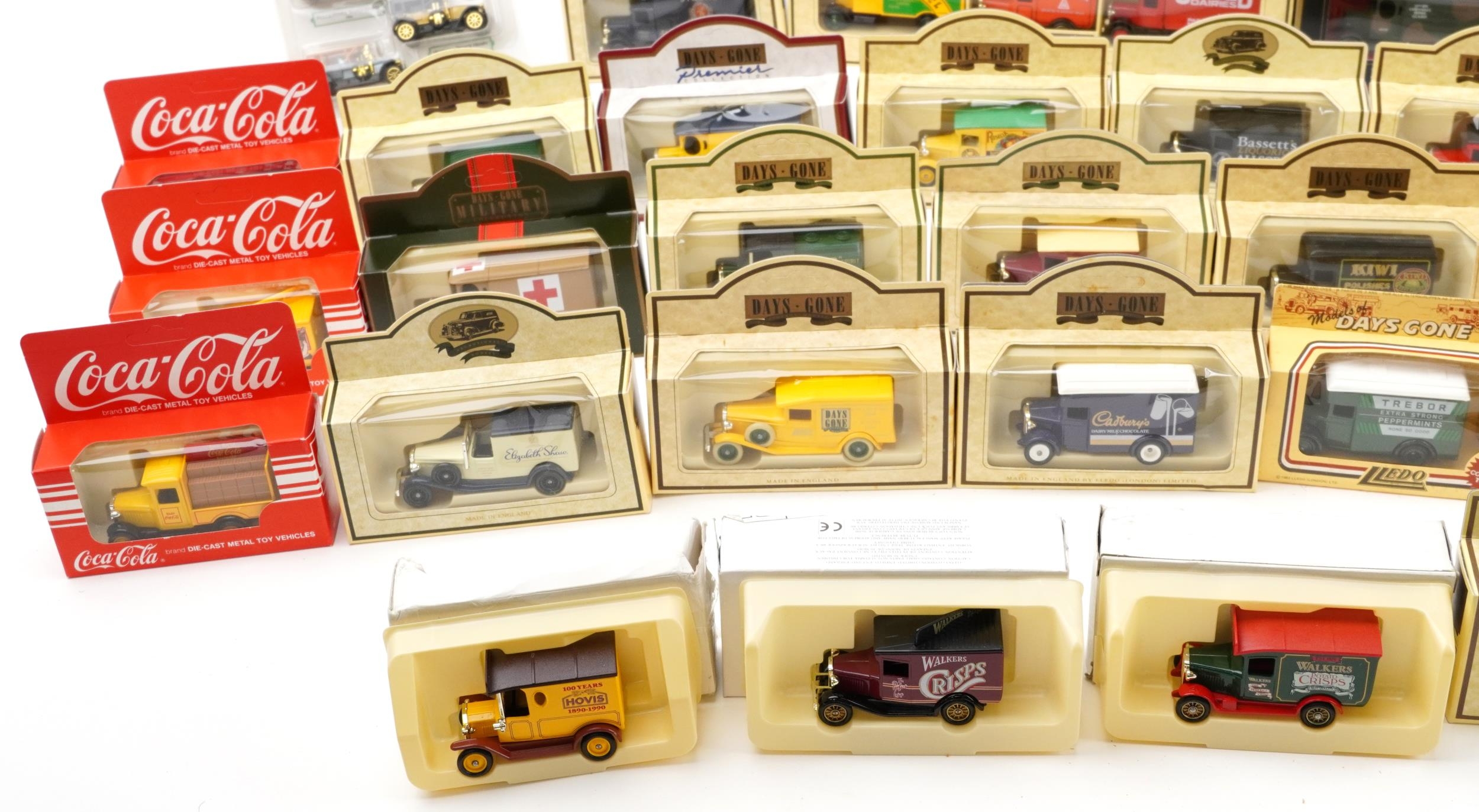 Large collection of diecast vehicles with boxes, some advertising, including Days Gone Ford Model T - Image 6 of 8