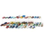 Vintage and later Dinky diecast vehicles including Cooper Bristol, Fiat 1800, Talbot Lago, Alfa