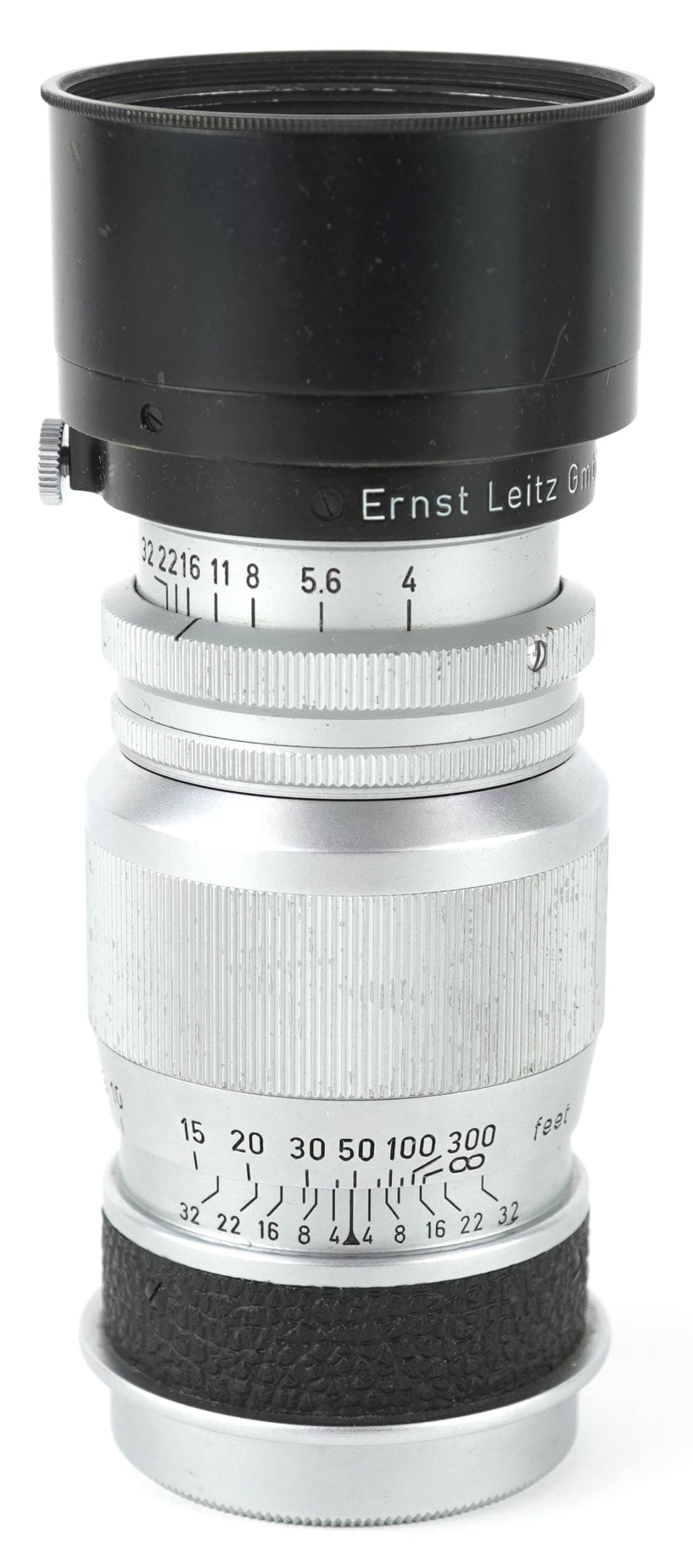 Ernst Leitz Elmar camera lens, F=9cm 1.4 Nr 1497968, 12cm in length - Image 2 of 3