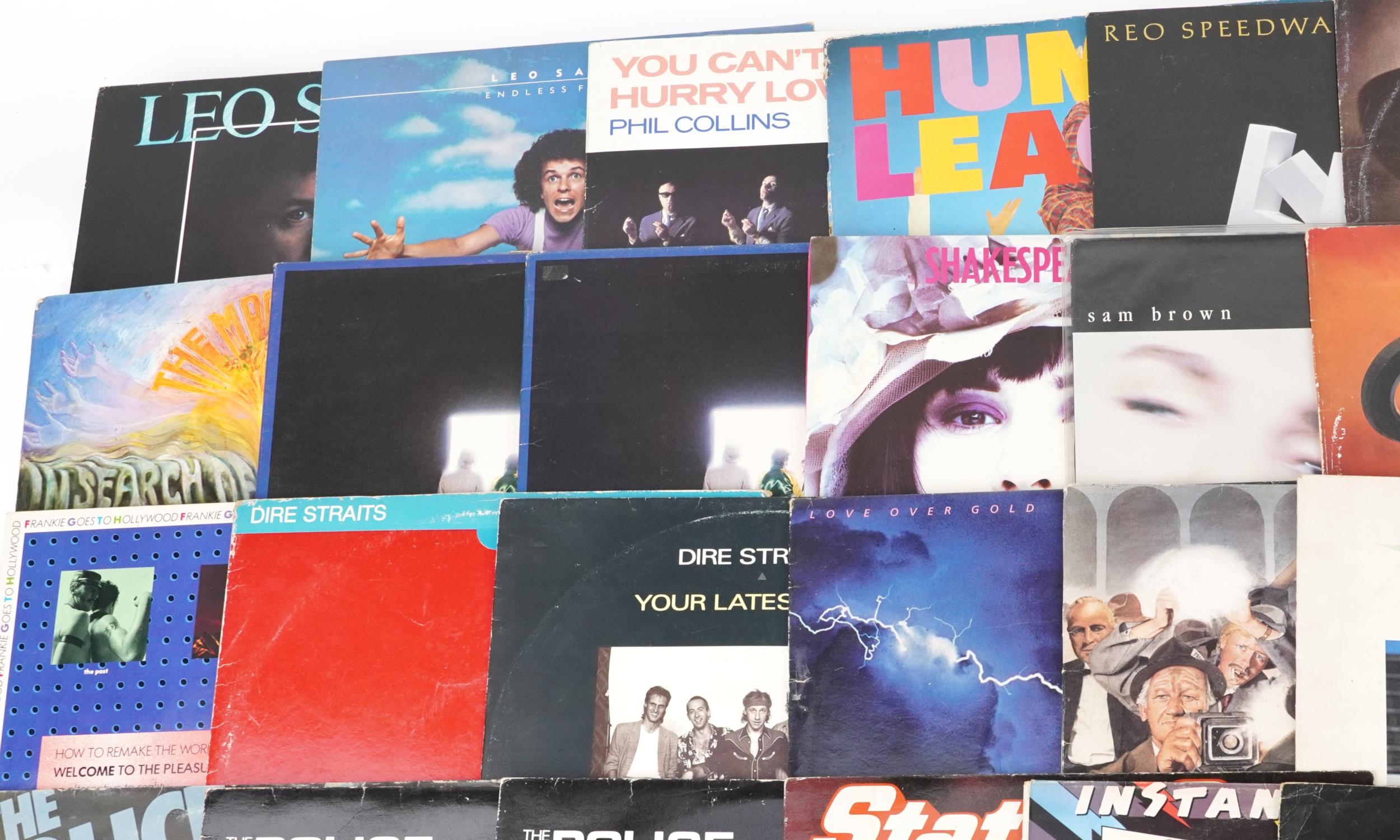 Vinyl LP records including Leo Sayer, Phil Collins, Spandau Ballet, The Moody Blues, Edward Woodward - Bild 2 aus 5