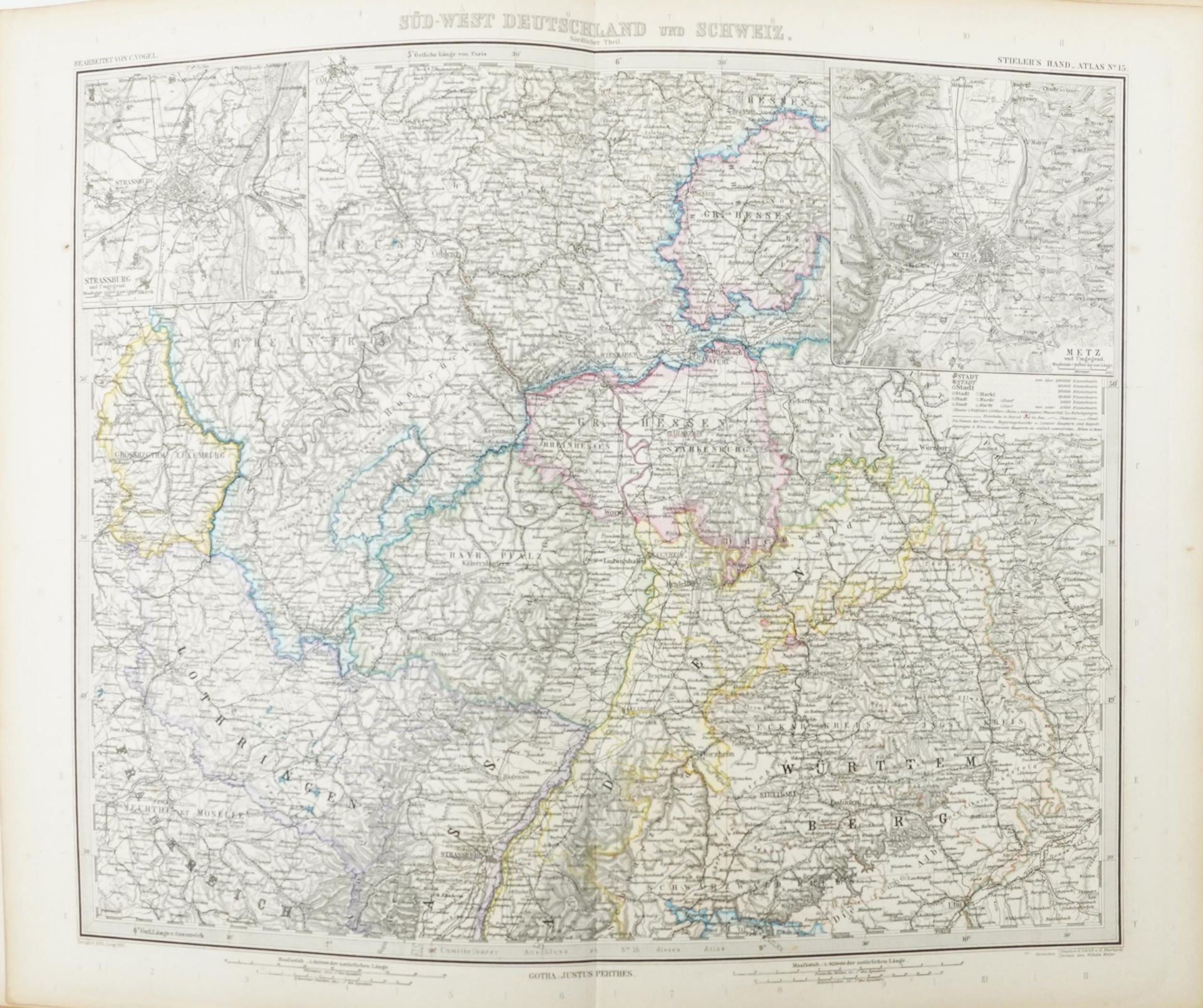 Adolf Stielers hand atlas with coloured maps - Bild 5 aus 6