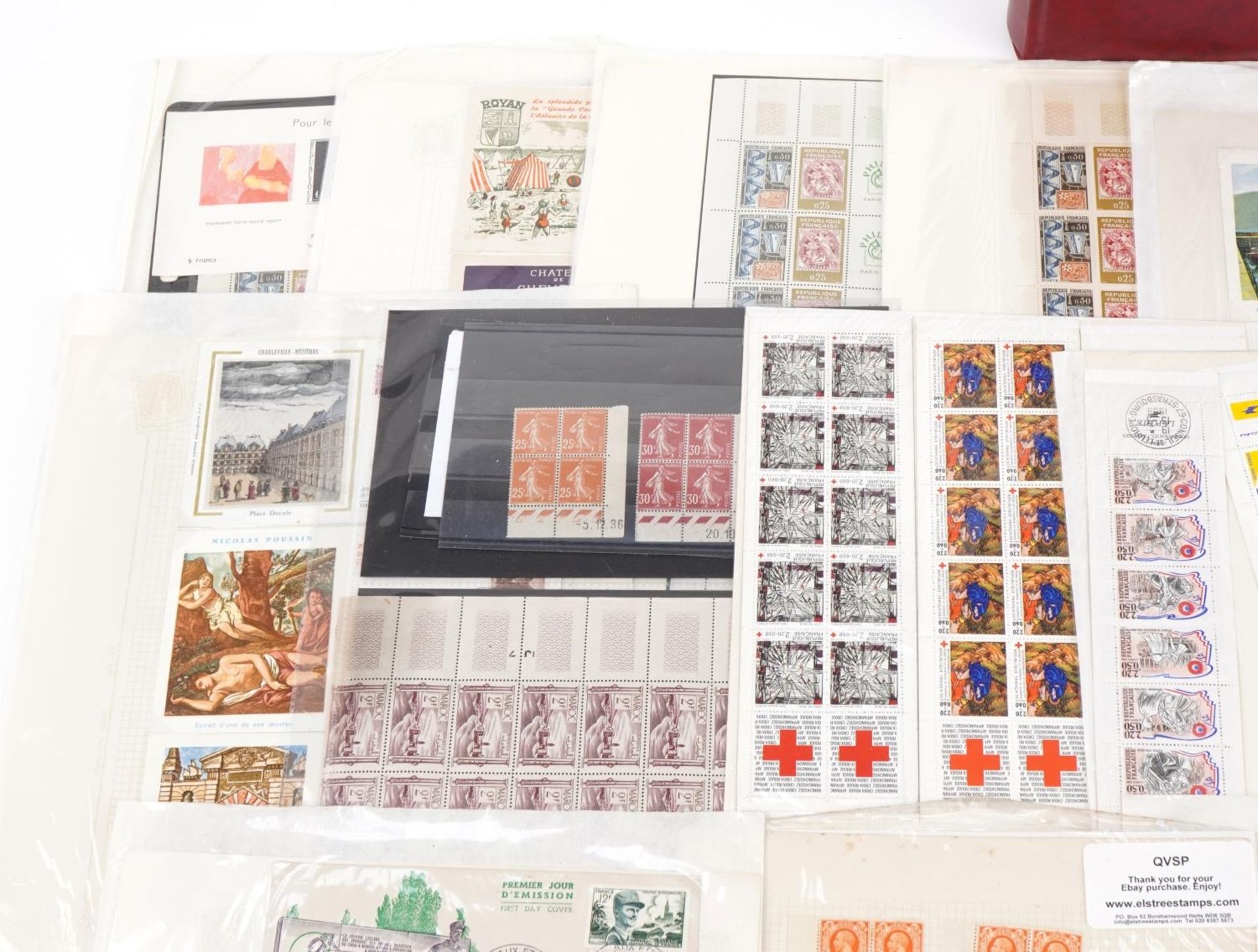 British and world stamps, stamp booklets and first day covers including 1966 Paris Car Exposition, - Bild 2 aus 9