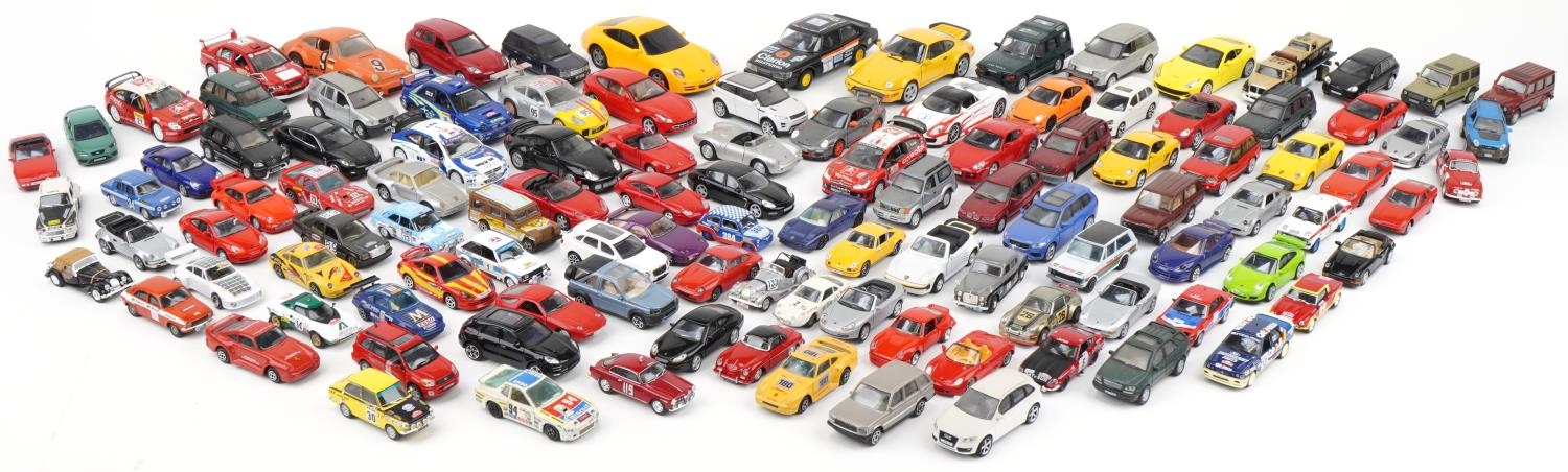 Large collection of vintage and later collector's vehicles, predominantly diecast, including