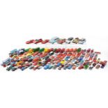 Large collection of vintage and later collector's vehicles, predominantly diecast, including Burago,