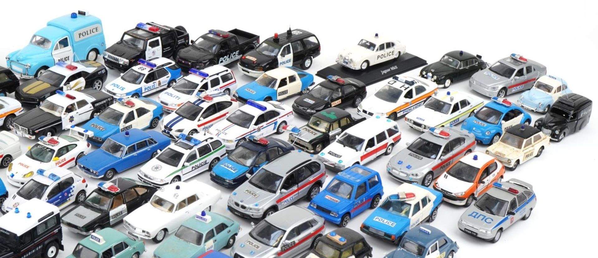 Large collection of diecast Police vehicles including Solido, Maisto, Burago, Corgi and Vanguards - Bild 3 aus 5