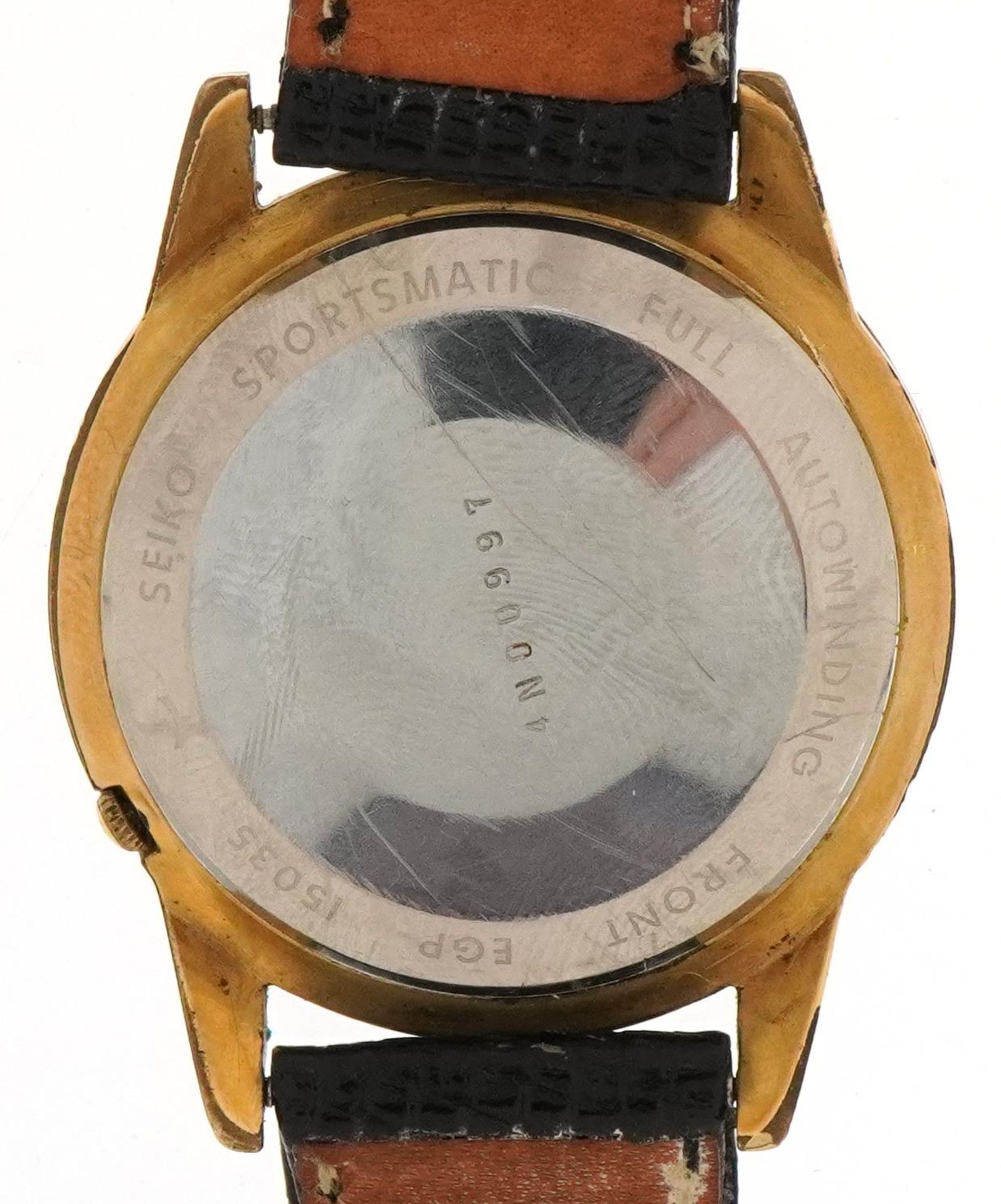 Seiko, gentlemen's Seiko Sportsmatic automatic wristwatch, model 15035, the movement numbered - Bild 3 aus 8