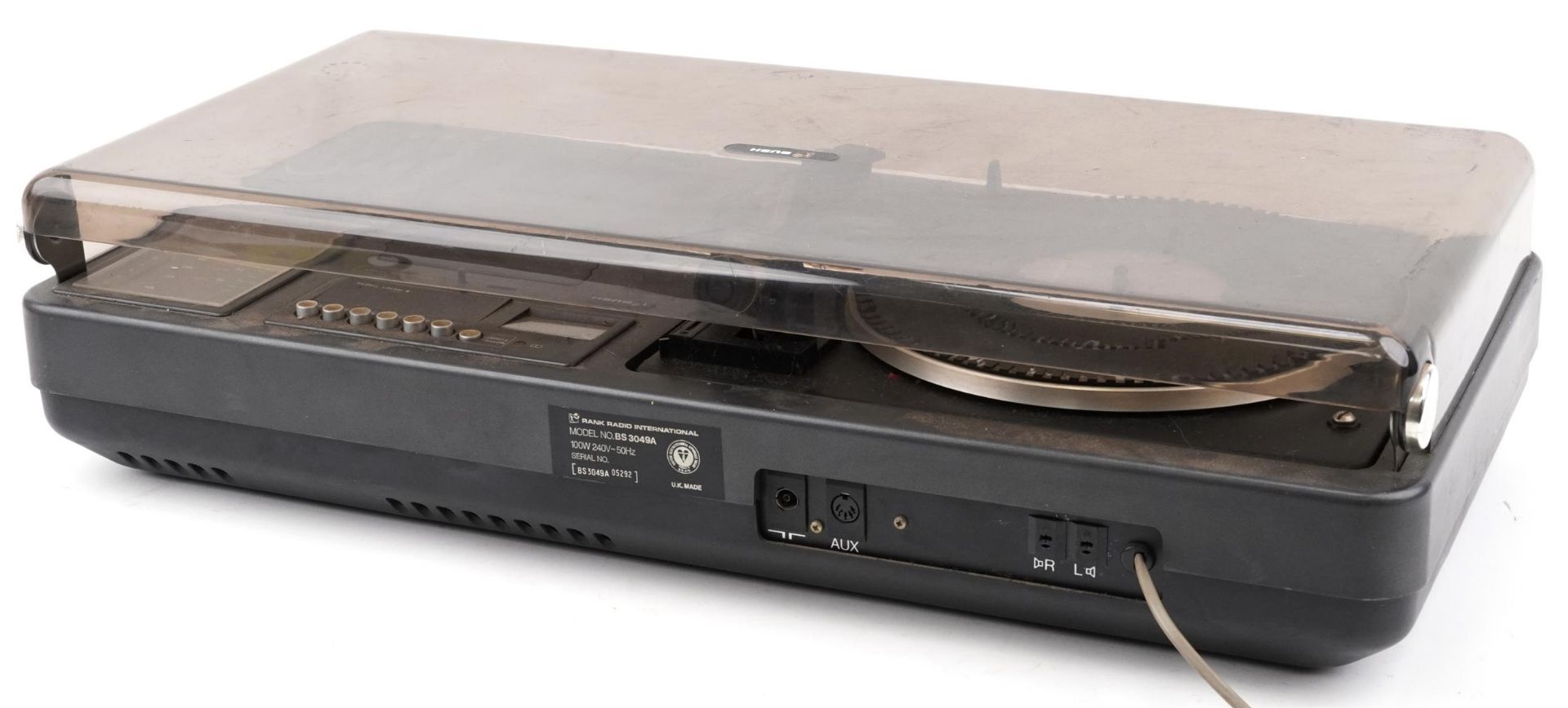 Vintage Bush 1500 audio system with Garrard 630S turntable, 69cm wide - Bild 4 aus 5