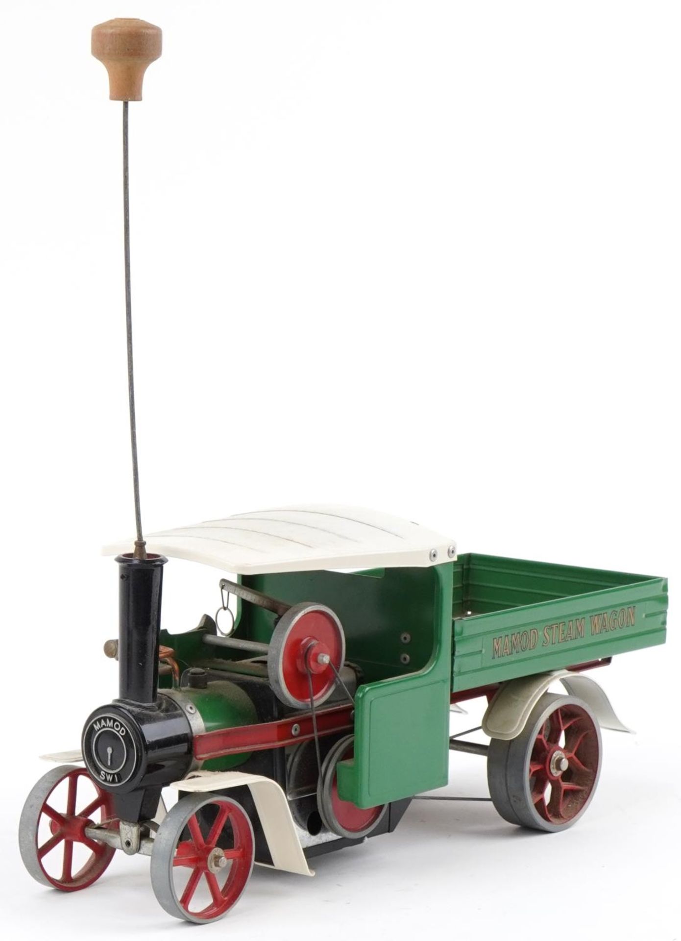 Vintage Mamod live Steam Wagon, 40cm in length