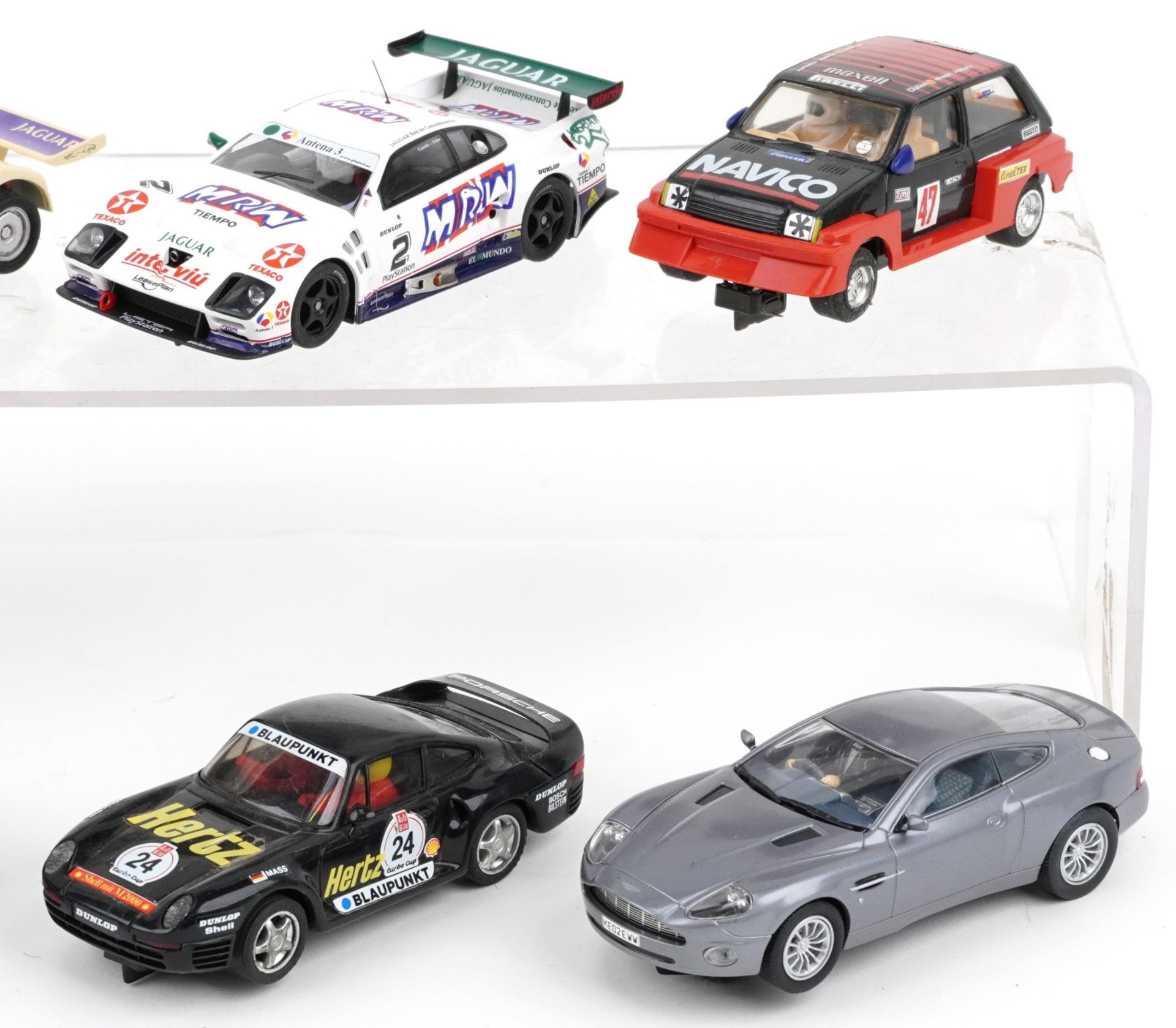 Ten vintage and later slot cars including Scalextric, Hornby and Carrera Evolution - Image 3 of 3