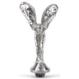 Motoring interest Rolls Royce Motors Limited Spirit of Ecstasy chrome plated car mascot, overall