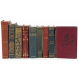 Antiquarian books including Heroes of England, Doctor Syn, Westward Ho, The White company and Life