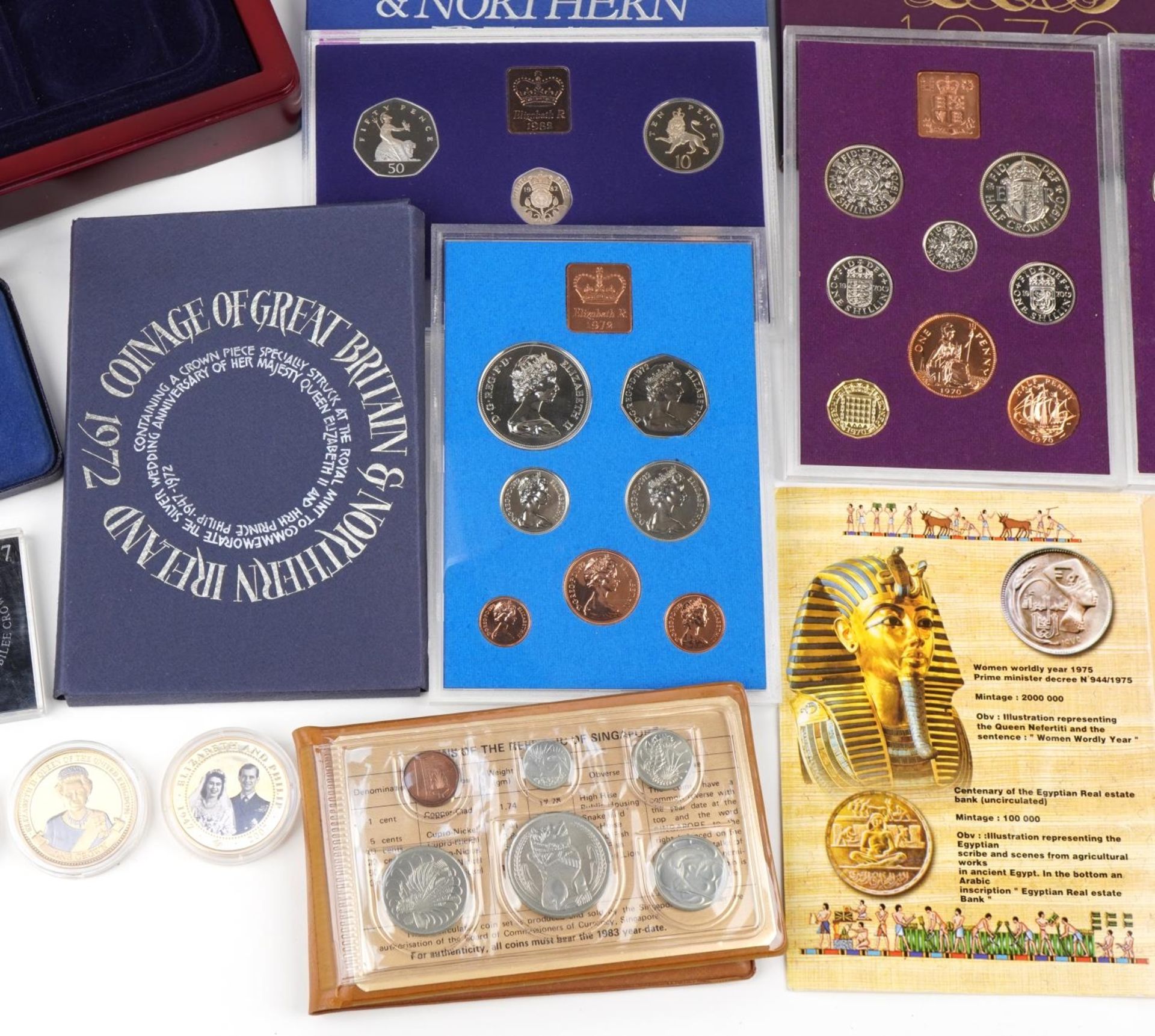 British and Channel Island coinage including Falklands Islands Liberation set, Proof Coinage of - Bild 6 aus 7