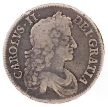 Charles II silver crown dated 1679