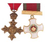 British military dress medals including Empire Military Cross