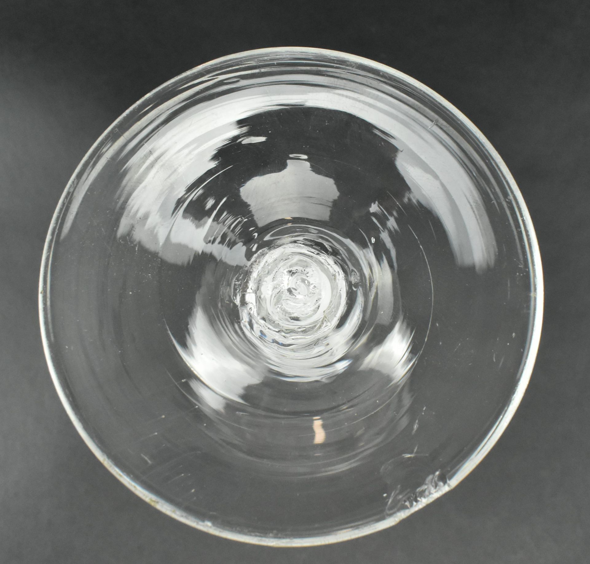 CIRCA 1765 GEORGE III OPAQUE TWIST GLASS WINE GOBLET - Image 7 of 8
