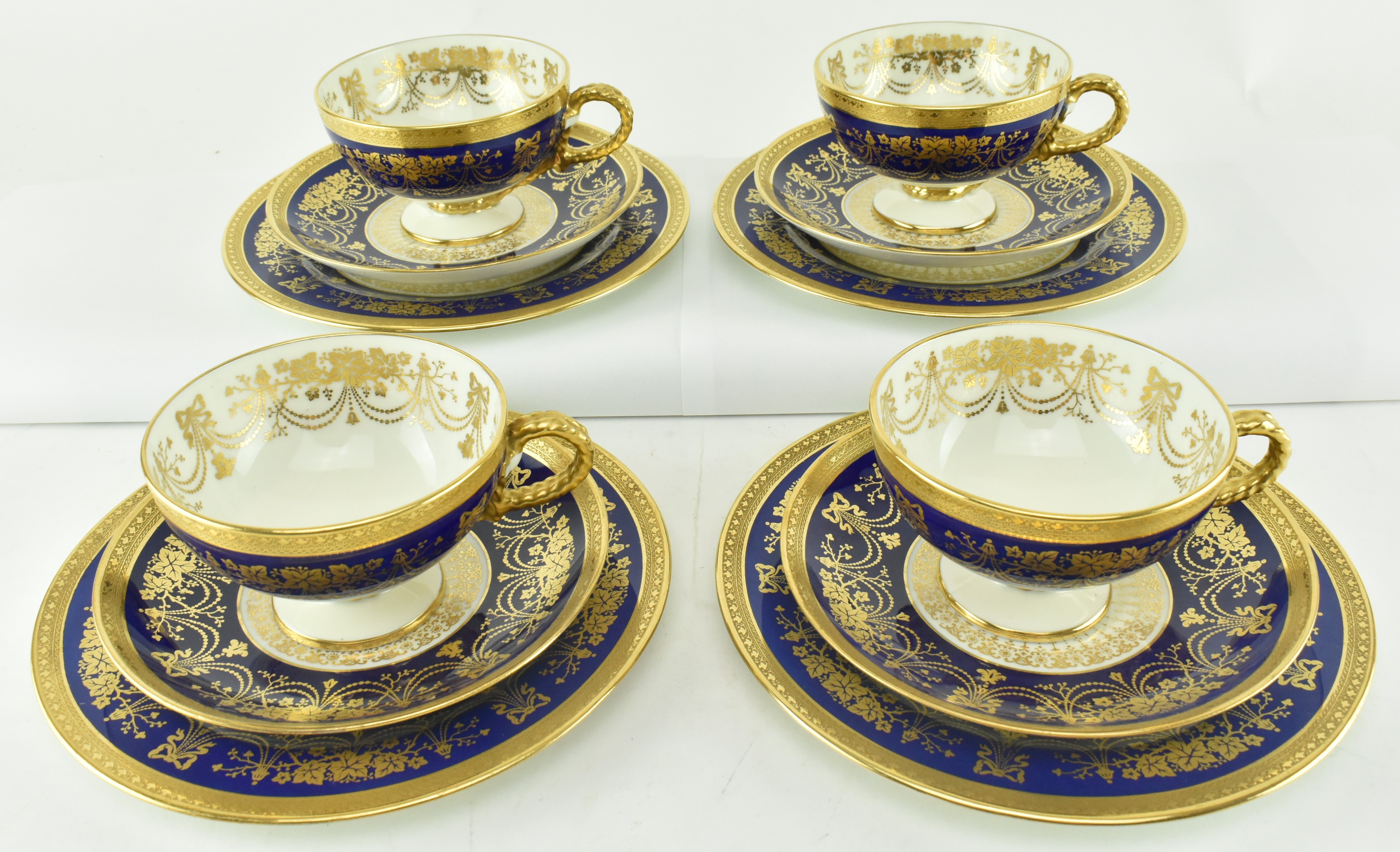 BROWN WESTHEAD & MOORE SET OF TEACUPS & SAUCERS - Image 7 of 7