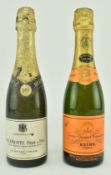 TWO BOTTLE OF CHAMPAGNE - VEUVE CLICQUOT & DELAMOTTE