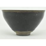 SONG DYNASTY JIAN WARE "OIL SPOT" TEA CUP WITH WOODEN BOX