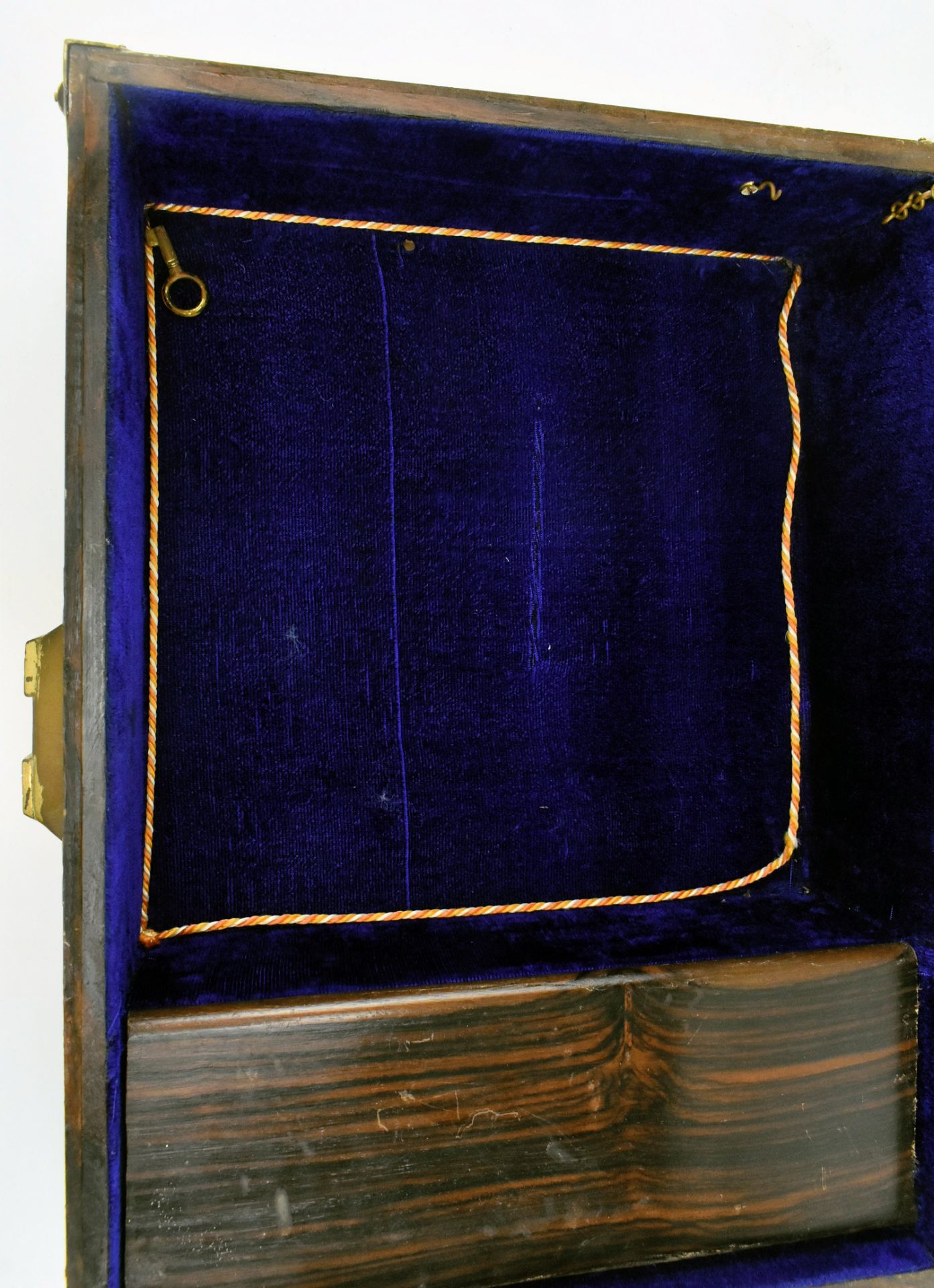 SOUTH INDIAN ROSEWOOD & GILDED METAL DOWRY BOX - Image 6 of 6