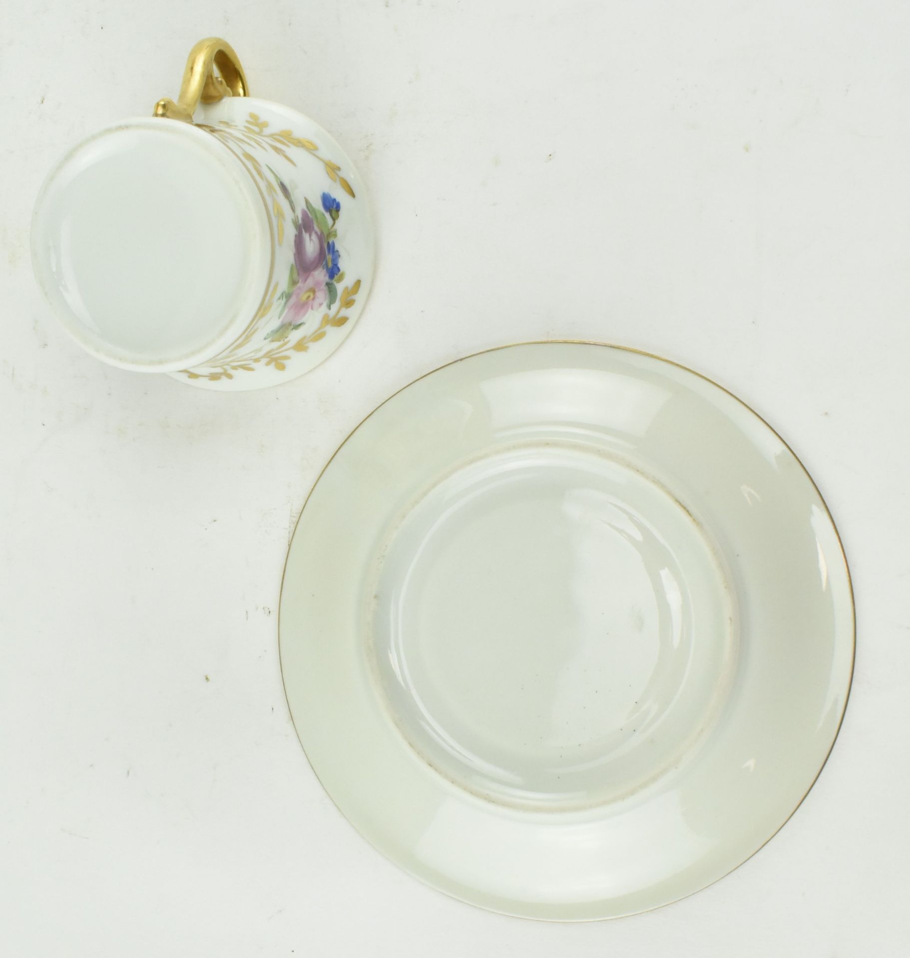 IN THE MANNER OF OF PARIS PORCELAIN - CUP AND SAUCER - Bild 6 aus 6