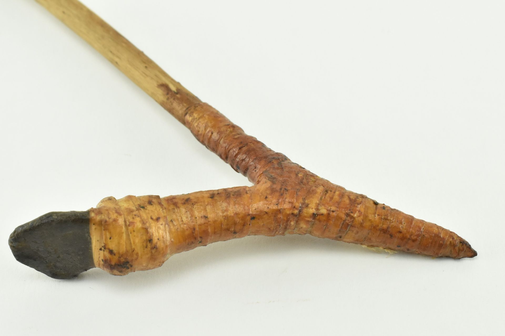 PAPUA NEW GUINEA TRIBAL ADZE AXE WITH STONE AXEHEAD - Image 3 of 5