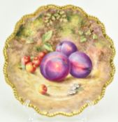 ROYAL WORCESTER - HARRY AYRTON - FINE CHINA CABINET PLATE