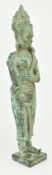 CIRCA 17TH CENTURY KHMER BRONZE FIGURINE OF GODDESS UMA