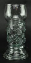 ENGLISH GEORGE III LEAD GLASS ROEMER FOR EXPORT MARKET