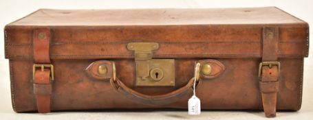 ARMY & NAVY CO-OPERATIVE - LEATHER TRAVEL SUITCASE