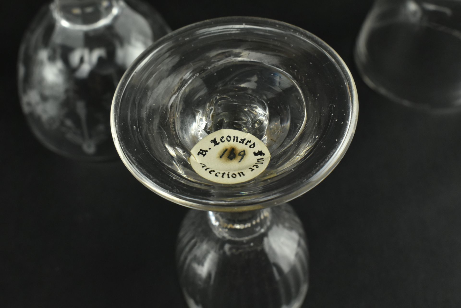 THIRTEEN GEORGE II & LATER CORDIAL & DRAM DRINKING GLASSES - Bild 8 aus 8